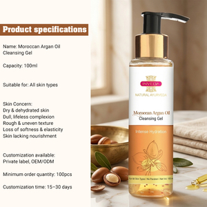 Gel nettoyant à l'huile d'argan marocaine le plus vendu pour une hydratation profonde de la peau et une huile de massage douce, disponible à la vente - Product Image 5