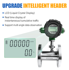 カスタマイズ可能な高精度ステンレス鋼タービン流量センサー（渦流量計）ガス/空気/液体/オイル/水測定OEM - Product Image 5