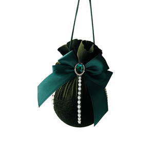 Huisdecoratie Boom Luxe Hangende Ornamenten 8Cm Fluwelen Diamant Kerstbal Festival Decoraties Nordic - Product Image 6