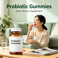 Gummies Probiotiques OEM, Complément Alimentaire pour la Flore Intestinale et le Bien-être Digestif