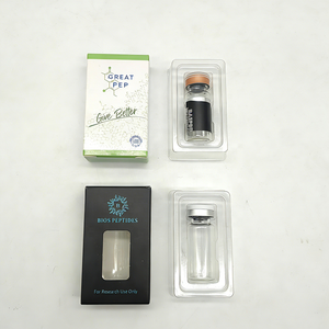Boîtes d'emballage de peptides avec logo personnalisé, impression holographique métallique, pour un seul flacon de 3 ml, avec étiquettes et boîtes, et plateau blister - Product Image 5