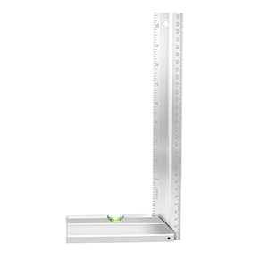 Regla de ángulo multifuncional de aleación de aluminio de 90 y 45 grados con burbuja de nivel para marcado y diseño en carpintería ODM/OEM - Product Image 5