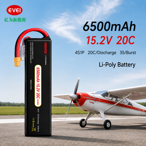 Batterie Li-Po CE en gros 6500mAh 20C pour drones RC, quadricoptères, hélicoptères, voitures, bateaux avec connecteur XT60/XT30 - Product Image 4