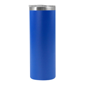 Stainless Steel Insulated Mug 20oz Slim Straight Cylinder Travel Cup With Slide Lid And Wide Mouth Design - Product Image 2
