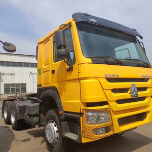 Camión tractor de 10 ruedas marca HOWO 460hp usado 30t volquete hidráulico Mini 6x4 segmento automático de combustible diésel lado izquierdo resistente para - Product Image 1