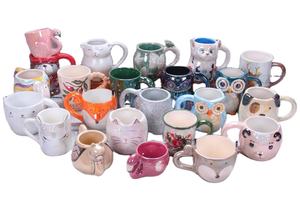 Linda ardilla de dibujos animados 3D Animal taza diseño moderno Taza de cerámica con mango para amantes del café té de la leche-para vacaciones cumpleaños Gif - Product Image 6