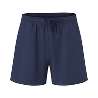 Shark One Plus Luxe Kwaliteit Olijfgroene Effen Patroon Waterdichte Snel Droogende Heren Strandshorts Zomerstrandkleding voor Groothandel