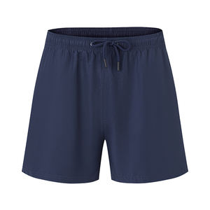Shorts da Spiaggia da Uomo Shark One Plus di Lusso Verde Oliva a Tinta Unita Impermeabili e ad Asciugatura Rapida, Abbigliamento da Mare Estivo all'Ingrosso - Product Image 3