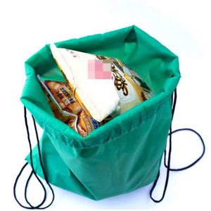 Custom Logo Sport <b>Drawstring</b> <b>Backpack</b> Bag Waterproof Multi-Color Promotional School Bag with Long Ribbon Handle - Product Image 3