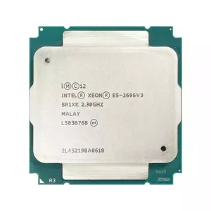 สำหรับ Intel Xeon E5 2696v3 E5 V3 2696 GHz,ตัวประมวลผล CPU รุ่น Twenty-36-Thread 45MB 2.3 W LGA 135-3 2011 V3ขนาด E5-2696 GHz