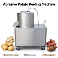 Automatische schil- en wasmachine voor aardappelen, zoete aardappelen en groenten, met trommelschil- en wasfunctie