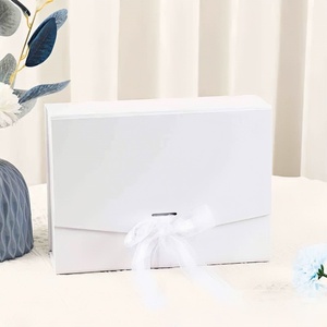 Caja de Regalo de Papel con Cierre de Cinta y Logotipo Estampado en Caliente Personalizado al por Mayor, Caja de Envío Plegable de Papel - Product Image 2