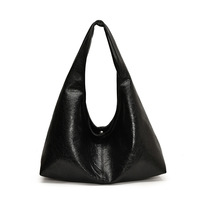 Sac fourre-tout rétro pour femme 2026 Nouveau Sac à bandoulière en cuir PU bordeaux grande capacité Sac à main tendance pour femme