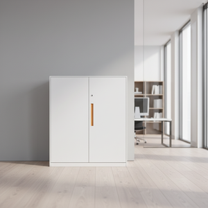 Armoires de classement basses en acier avec serrure à clé à vendre, armoires de classement basses modernes en métal pour bureau, mobilier de bureau, hôpital - Product Image 1