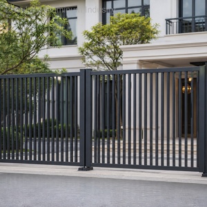 Valla de Privacidad de Aluminio Elegante de 4x8 pies con Recubrimiento en Polvo AAMA, Valla Residencial de Lujo con Modelado 3D para Seguridad Perimetral - Product Image 1