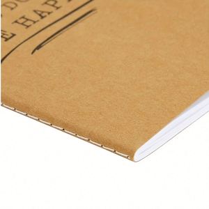Journals Bulk Loose-<b>Leaf</b> Magnetic Leather Cover A5 A6 Kraft <b>Paper</b> Notebooks School Supplies - Product Image 4