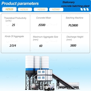 Usine du Henan : Centrale à béton prête à l'emploi entièrement automatique HZS 25 m³/h sur mesure, à vendre - Product Image 2