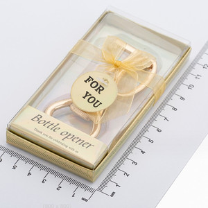 Apribottiglie Moderno in Lega di Zinco Dorato Ecologico HXY Factory, Decorazioni per Festa del 70° <span class=keywords><strong>Compleanno</strong></span>, Regali e Souvenir Promozionali - Product Image 3