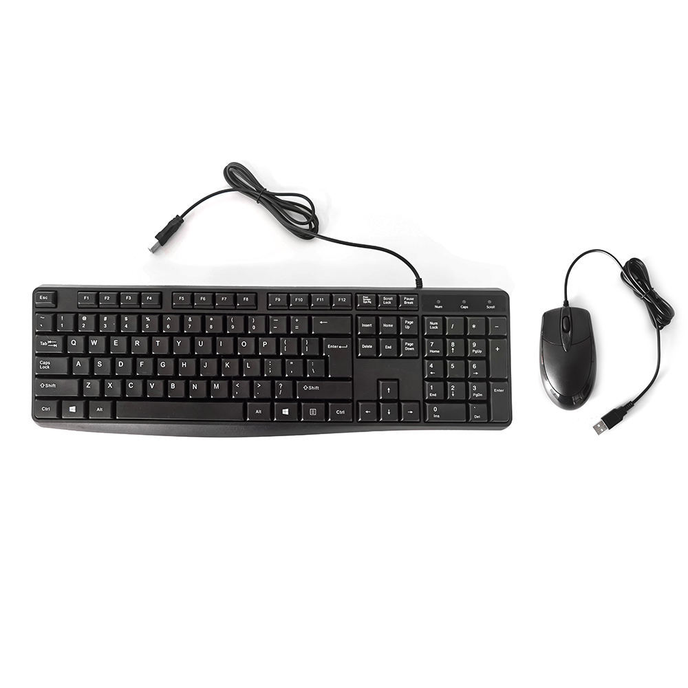 Cheapest Computer Business Wired Keyboard Mouse Combo
