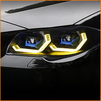 Pour BMW Série 5 F10 F11 F18, ensemble de phares LED, mise à niveau OSS, double lentille de projecteur laser direct, 2011 2012 2013 2014 2015 2016
