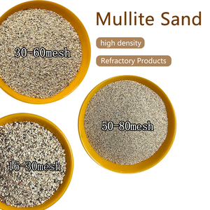 Sable de mullite d'usine, poudre de silicate d'aluminium, sable de chamotte, prix pour la fonte et la fonderie, sable de mullite pour matériaux réfractaires - Product Image 1