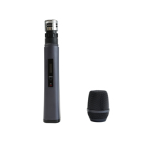 Microphone sans fil professionnel de studio dynamique à poignée, rechargeable, UHF-274, pour une précision audio professionnelle