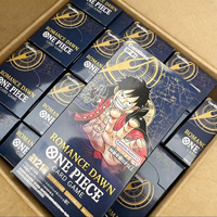 Vente en gros de boîtes de boosters scellées OP01 Romance Dawn, cartes à collectionner en papier sur le thème de l'anime, boîte cadeau, à partir de 8 ans