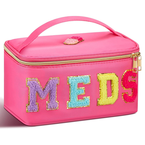 Sac de rangement résistant à l'eau avec poignée de transport, spacieux, à compartiments multiples, pour trousse médicale d'urgence, avec fermeture éclair - Product Image 1