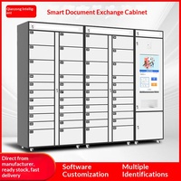 Armoire intelligente d'échange de fichiers pour unités de services gouvernementaux, gestion des archives et des preuves, avec reconnaissance de code, empreinte digitale et reconnaissance faciale