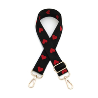 Meetee B-J2317 3.8Cm Europees Hart Print Diy Verstelbare Schouderband Voor Crossbody Tas Vervangende Riem