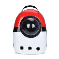 Sac à dos de transport pour animaux de compagnie en PVC avec fenêtre transparente et trous respirants pour petits chiens/chats, idéal pour les voyages en extérieur, stock usine