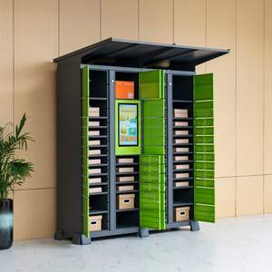 Умный шкафчик для доставки посылок умный шкафчик для логистической компании квартира с Умной системой доставки - Product Image 5