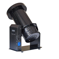 Igracelite 1500W Professionnel 180 °   Lanceur de confettis rotatif DMX512 avec télécommande, souffleur de scène pour mariages, fêtes et événements