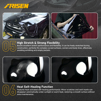 Film de protection de peinture couleur satinée TPU PET PVC à canaux d'air, installation facile, haute qualité, application sèche ou humide, PPF couleur 520+ couleurs