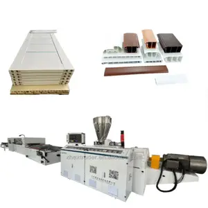 Wood Plastic Door Substrate Embryonic Board Pvc Wpc Door Board Extruder Production Line Making Machine