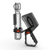 Pegangan Kamera Aksi Dua Perangkat dengan Penyangga Ponsel MagSafe untuk DJI Osmo Pocket 3 4 GoPro Insta360 Pegangan Tangan Kamera dari Paduan Aluminium