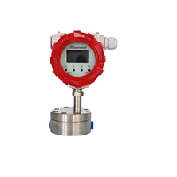 Medidor de Flujo de Turbina de Acero Inoxidable 304 Compatible con OEM, Medición de Líquidos de Alta Viscosidad, Pantalla Digital, Modelo DN4 Roscado