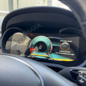 MOOKAKA 12.3 pouces Linux cluster numérique pour Mercedes Benz ML GL GLE <span class=keywords><strong>GLES</strong></span> G 2013-2020 avec Carplay Auto LCD tableau de bord compteur de vitesse - Product Image 3