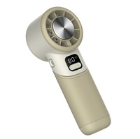 Meistverkaufter Elektrischer Hochgeschwindigkeits-USB-Lade-Ventilator aus Kunststoff, Faltbar, Handgehalten, Blattlos, Wiederaufladbar, Batteriebetrieben, Taschenformat, Outdoor-Turbo