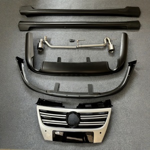 Convient pour Volkswagen <span class=keywords><strong>Passat</strong></span> <span class=keywords><strong>B6</strong></span> Kit carrosserie <span class=keywords><strong>Pare</strong></span>-chocs <span class=keywords><strong>avant</strong></span>, <span class=keywords><strong>pare</strong></span>-chocs arrière, jupes latérales Style R36 Grille de voiture Tuyau d'échappement Tuyau d'échappement - Product Image 1