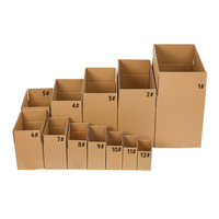 Boîte d'expédition en carton ondulé sur mesure en gros, 3, 5 ou 7 couches, pour le stockage de produits commerciaux, boîte en carton kraft