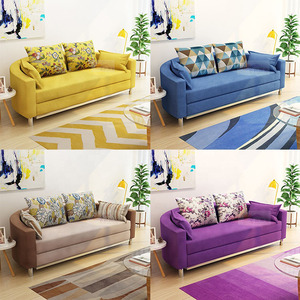 Folding Sitting Room Luxury <strong>Double</strong> Seat Couch <strong>Sleeper</strong> King Size Round Curved Multifunctional Sofa Beds - Product Image 6