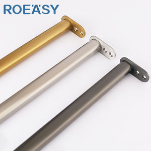 Tige télescopique en acier inoxydable pour penderie, accessoire de quincaillerie pour meubles - Product Image 2