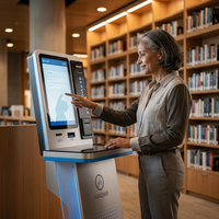 Kioscos de Autopago para Bibliotecas HAUMR, Sistema Inteligente para Bibliotecas con Registro/Salida Simultánea de 5-10 Artículos