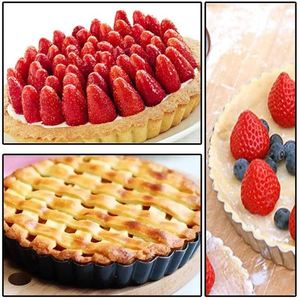 <span class=keywords><strong>Teglia</strong></span> per Baguette Francesi a 5 Scomparti, Stampi in Alluminio Rotondi per 12 Crostate, Stampo Forato per Torte, <span class=keywords><strong>Teglia</strong></span> per Pizza Bassa da 13 Pollici - Product Image 3