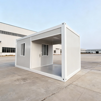 Maison modulaire préfabriquée en conteneur à montage rapide pour chantier de construction, bureau de chantier, dortoir temporaire, logement