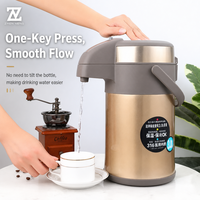 Bouteille isotherme portable en acier inoxydable 316 Zhenneng avec pompe à pression pour la maison et le bureau