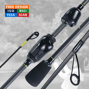 YOKI-Caña giratoria personalizada para pesca, caña <span class=keywords><strong>de</strong></span> pescar <span class=keywords><strong>de</strong></span> 2 secciones, 1,98/2,1/2,25/2,28/2,4/2,55 M, 24T, IM6 carbono - Product Image 1