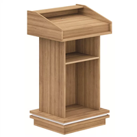 Liyu - Personalización al por Mayor de Podios de Madera de Estilo Moderno, Atril de Piso para Conferencias