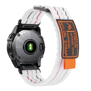 Correas de reloj de nailon de ajuste rápido de 22mm y 26mm para Garmin Fenix 8 51mm 47mm Fenix 7 7X <span class=keywords><strong>Pro</strong></span>/Fenix 6 6X <span class=keywords><strong>Pro</strong></span> 5 <span class=keywords><strong>5X</strong></span> Plus/Fenix E Correa trenzada - Product Image 4